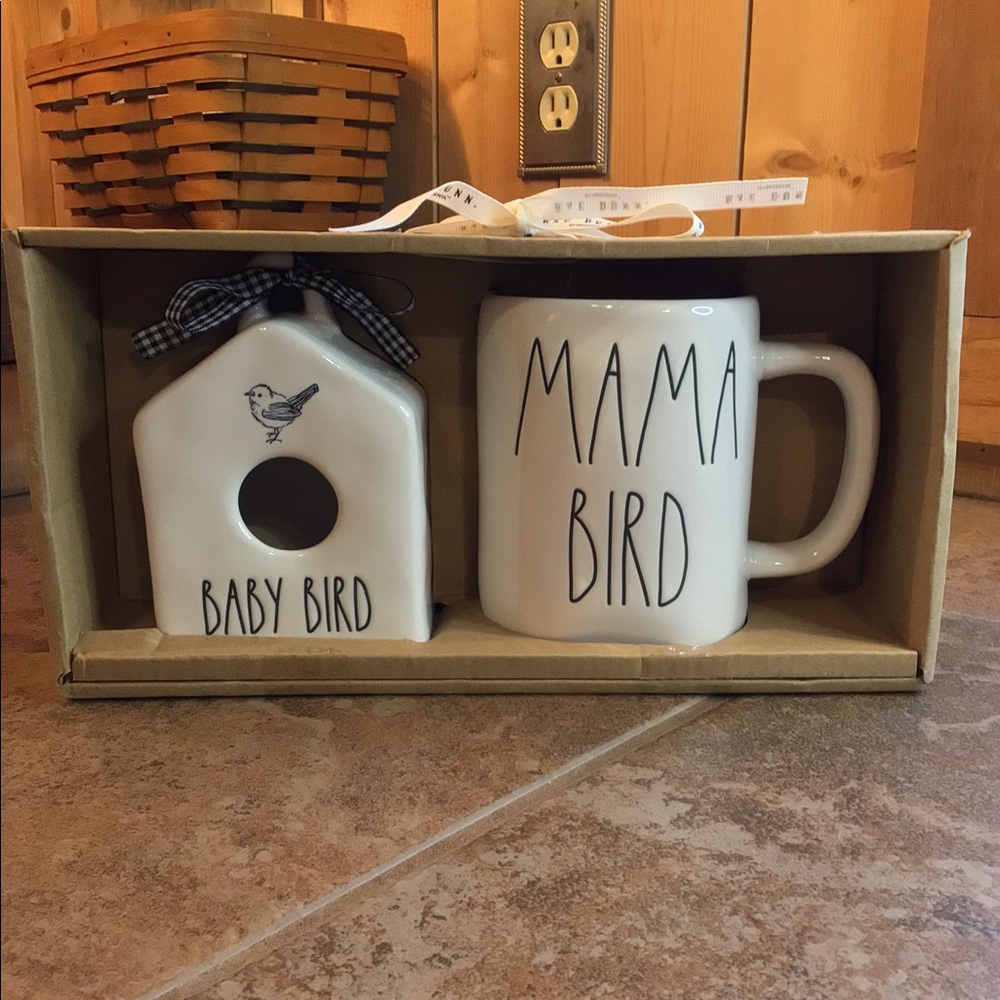 Rae Dunn “Baby Bird” & “Mama Bird” set